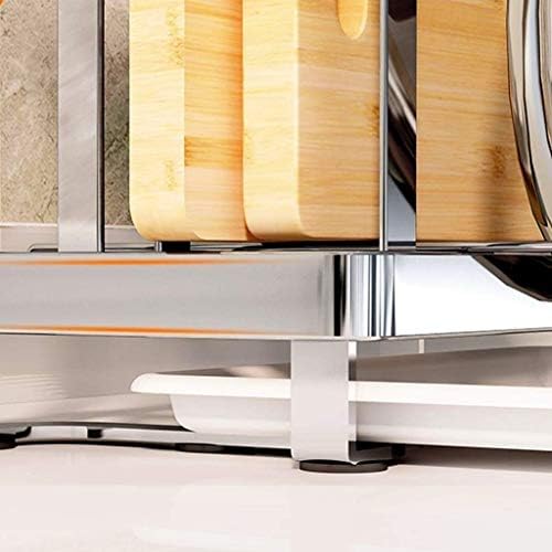 Porta de faca de aço inoxidável wpyyi - suporte de ferramentas de cozinha Multi -Tool Storage, também pode ser usado como suporte da placa de corte, suporte para cobertura