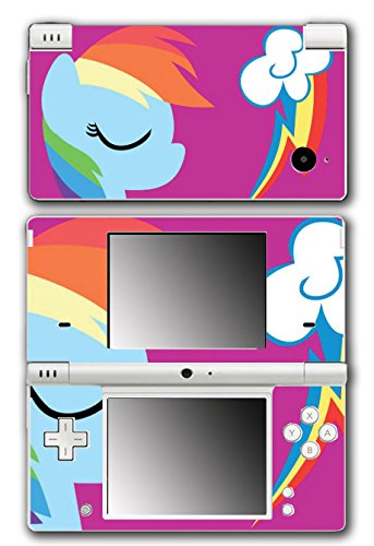 Minha amizade de pequeno pônei é mágica MLP Rainbow Dash Dash Lightning Cutie Mark Video Video Vinyl Decal Skin Skin Sticker para Nintendo DSI System