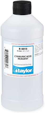 Taylor Technologies Inc R-0013-E ácido cianúrico 16 oz