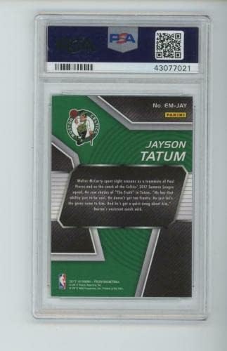 2017 Jayson Tatum Panini Prizm emergente Rookie emjay PSA 10 NBA Card - Basketball Slabbed Rookie Cards