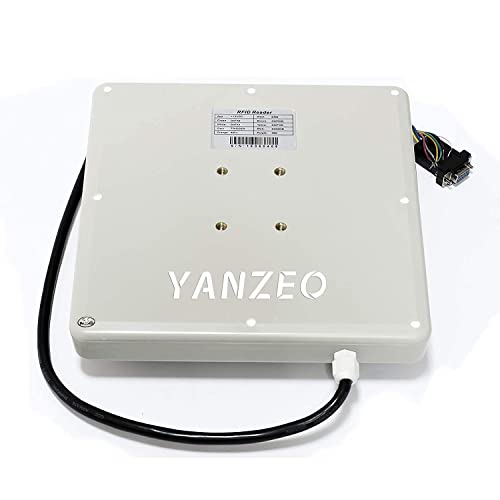 Yanzeo SR681 UHF RFID Reader de 6m de longo alcance IP67 8DBI Antena RS232/RS485/Wiegand Output Uhf Reader integrado
