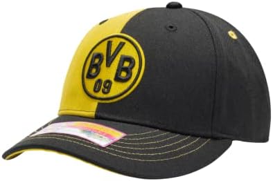 Borussia Borussia Dortmund 'Marina' Slider ajustável Bucute Soccer Hat/Cap | Multicolorido