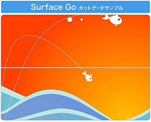 capa de decalque igsticker para o Microsoft Surface Go/Go 2 Ultra Thin Protetive Body Skins 001422 Pesca Sunset Sea