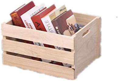Caixa de madeira de madeira de madeira curta Caixas de madeira inacabadas Organizador da caixa de madeira inacabada Vintage Caixa de