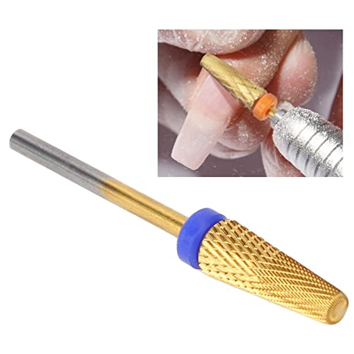 NatudEco 5 em 1 Bits de perfuração de unhas elétricas de duas maneiras girar bits de polimento de unhas de alta resistência