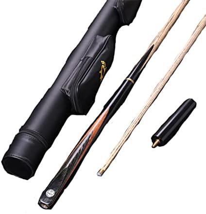 Liuhd Pool Cue Conjunto, Tool de bilhar com entretenimento Billiard 57 Handcraft 3/4 Billiard Billiard stick wood piscina de madeira conjunto conjunto de 9,8 mm de dicas da série Pool para barras em casa salas de piscina