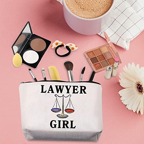 Tsotmo advogado zíper bolsa bolsa de maquiagem Presente de advogado para meninas mulheres Law Stuff School Graduation Gifts Future