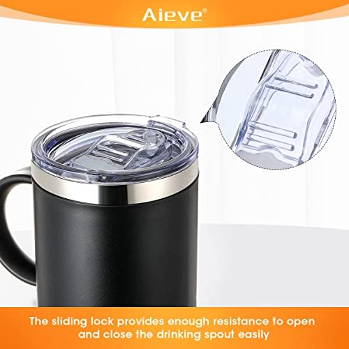 AIEVE 1 Pacote de substituição de tampa para garrafas de água hidráulica, acessórios de caneca de caneca de café com tampa de tampa