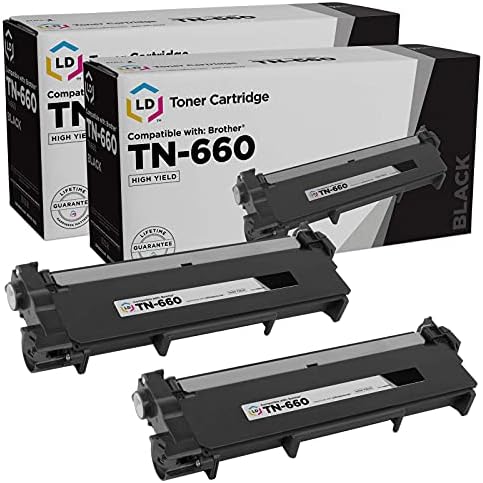 Substituição de cartucho de toner compatível com LD para irmão TN660 TN-660 TN 660 TN630 Uso de alto rendimento em HL-L2380DW