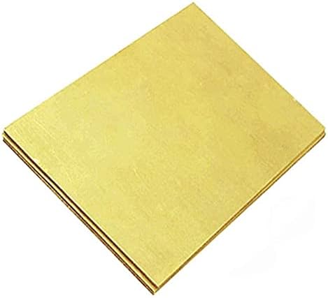 Placa Brass Placa Folha de Brass Folha de Brass para Desenvolvimento de Produto Espessura de Metalworking 0. Placa Metal de Metal de Brass de 5 mm Placa de cobre