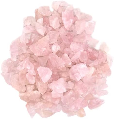 Quartz de rosa crua, cristais e pedras de cura, 2 libras. Pedras tomadas, cristais naturais para fabricação de jóias,