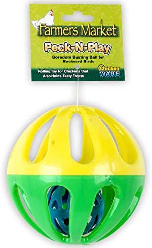 Ware Manufacturing Peck n Play Chicken Ball Toy