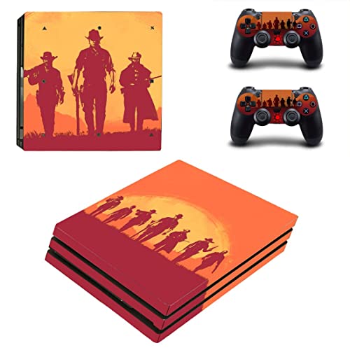 Game Gred Deadf e Redemption PS4 ou PS5 Skin Skinper para PlayStation 4 ou 5 Console e 2 Controllers Decal Vinyl V8743