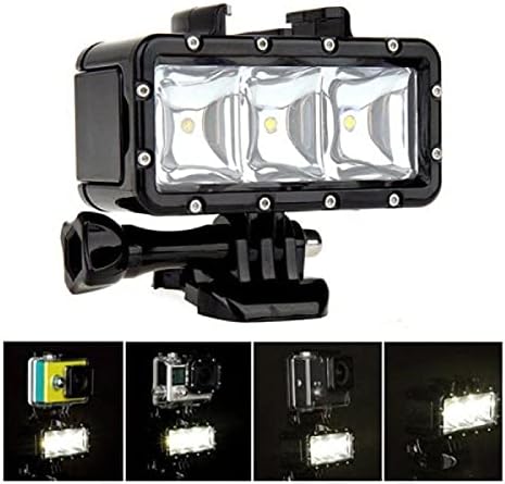 Acessórios para câmera LED LED LIGHT Água à prova d'água Spot de mergulho Luz leve Lâmpada fotográfica de mergulho