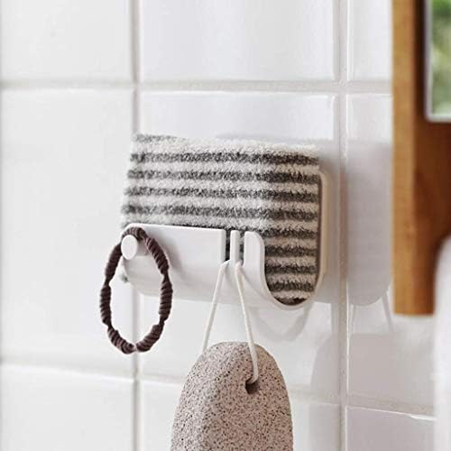 Xjjzs prateleira de parede ， prateleira flutuante adesiva prateleira de parede de parede sem perfuração Exibir plataforma de borda para decoração/cozinha/armazenamento de banheiro