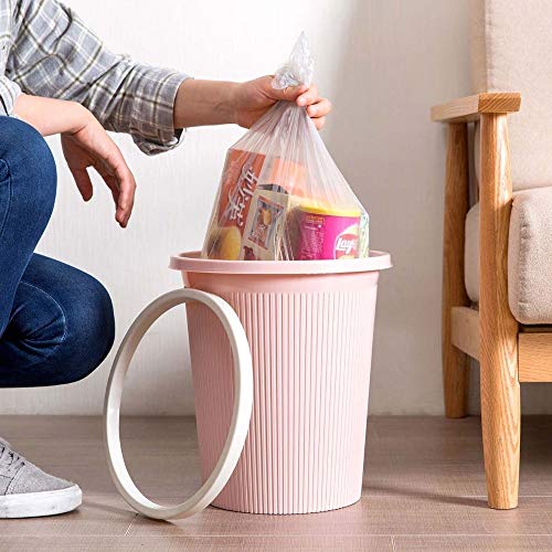 Allmro Pequeno lixo lixo pode desperdiçar caixotes com anel de aperto quarto quarto quarto tampa sem tampa de papel cesta de