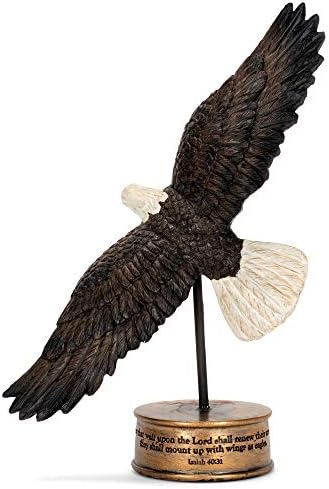 Dicksons Soaring Wings como Eagles 7 polegadas Table Stone Top Feliz