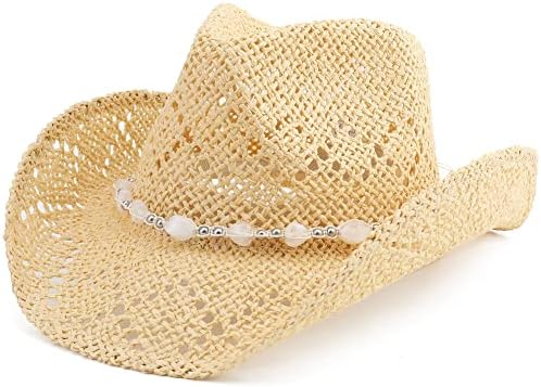 Pro Celia Men Women Women Cowgirl Straw Western Cowboy Hat