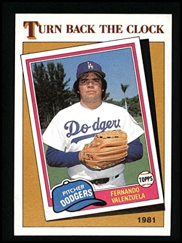 1986 Topps 401 Fernando Valenzuela Los Angeles Dodgers NM/MT Dodgers