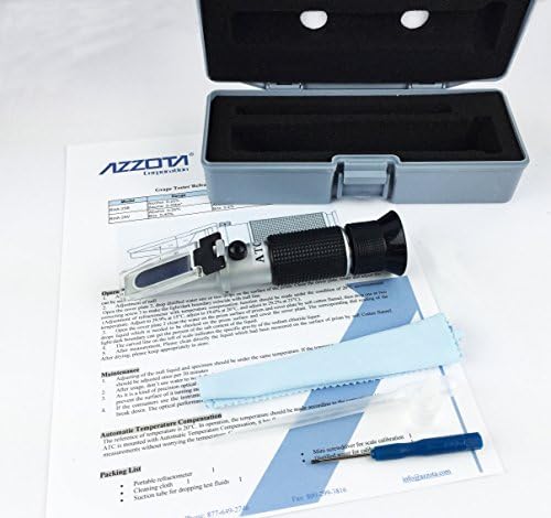 Refratômetro do testador de lentes de contato de Azzota, água da faixa: 35-80%