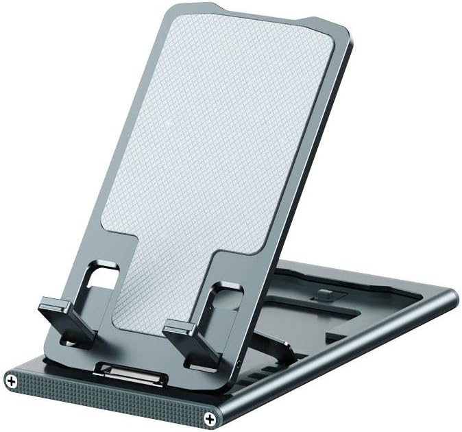 Ladumu Celular Stand Stand de quatro lises de tamanho fácil de afastar um suporte de telefone pequeno presente de elevação