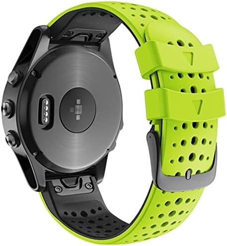 Cysue 26 mm tiras de faixa de relógio de 22mm para Garmin Fenix ​​6 6x Pro 5 5x 3 3HR 935 945 Watch Silicone Correa Smart Watch