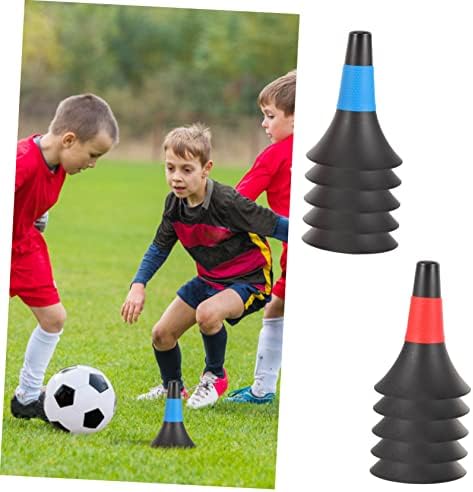 CLISPEED 10PCS Football Obstacle Bandle Bucket ou