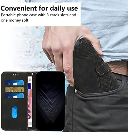 Casos de celular Casos de gabarito da carteira para Huawei P Smart Z/Y9 Prime 2019/Honra 9x, Caixa de couro de couro