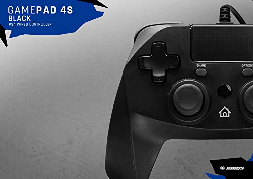 Snakebyte Game: Pad 4 S - Black - Para uso com PS4/Slim/Pro - PlayStation 4