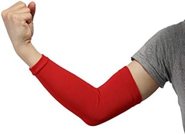 Mangas de compressão unissex de uxcell mangas de braço respiráveis ​​Sports de suporte de cotovelo de cotovelo de cotovelo