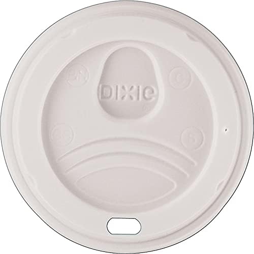 Dixief Dome Drink-thru tampas, 10-16 onças Perfectouch; 12-20 oz Wisesize Cup, branco, 50/pacote