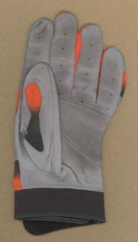 c. 2005 O jogo Sammy Sosa Orioles usou o Easton Batting Glove 21 com autógrafo? - MLB Game usou luvas