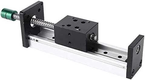 JF-XUAN Linear Guide Rail 500 mm, alumínio da liga de alumínio Tabela de movimento linear de parafuso