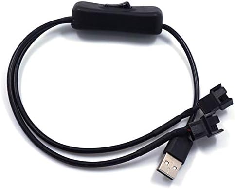 Hudiemm0b USB a 4 pinos Cabo de adaptador, 5V 2 Way USB a 4 PIN Adaptador Cabo de cabo PC PC CONECTOR FAIS CORD