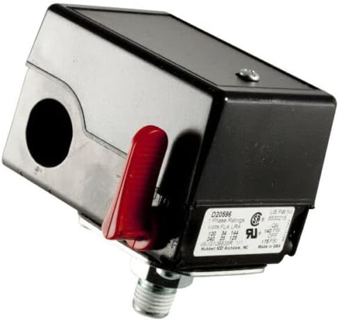 D20596 Substituição do compressor de ar na chave de pressão Off predefinida a 140/175 psi for Craftsman 919167810 919167802