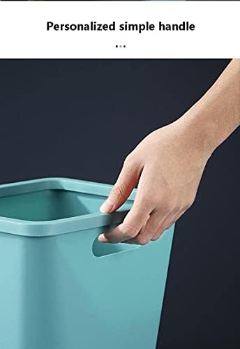 Lixo de lixo wxxgy lata de lixo sem tampa de lixo de estilo minimalista pode casa cesta de papel de lixo simples, adequado para