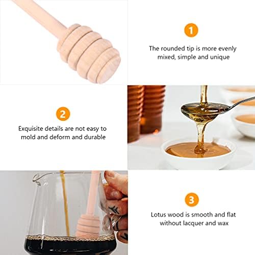 Hemoton Coffee Sty Sticks 20pcs Honeycomb Stick Mini Hovo