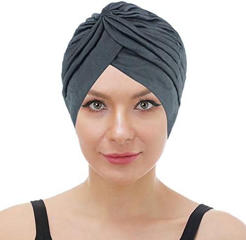 Kingree Chemo Cap, Turban Headwear, Headwrap multi -função e chapéus de quimio