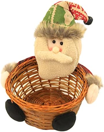 Natal decorativo cesta de doces de cesta de natal decoração infantil cesta de doces de Natal decorativo caixa de doces