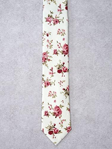 Zenxus mass casual skinny floral tie combin