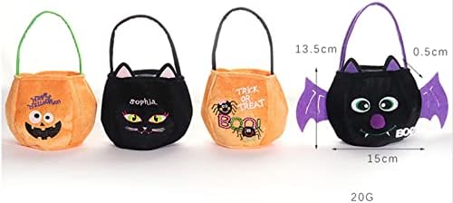 Bolsas de sacolas simples para personalizar sacos de doces de Halloween sacos de lanches tiras de bolsa de guitarra de halloween para bolsas