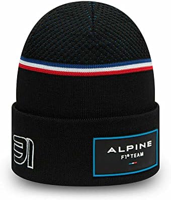 Alpine Racing F1 New Era Esteban Ocon Cuff Beanie Black