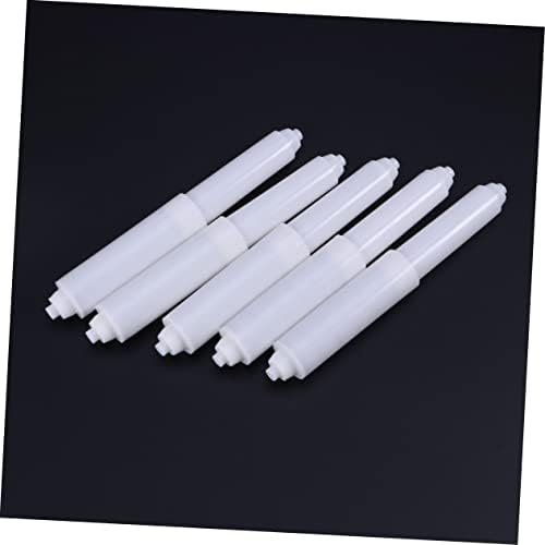 Hemoton 10pcs rolo toliet tissue higiênico suporte de rolagem suporte branco acessórios brancos papel higiênico de papel higiênico