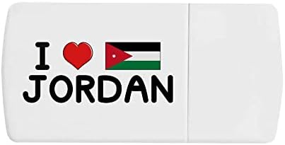 Azeeda 'eu amo a caixa de comprimidos Jordan' com divisor de tablets