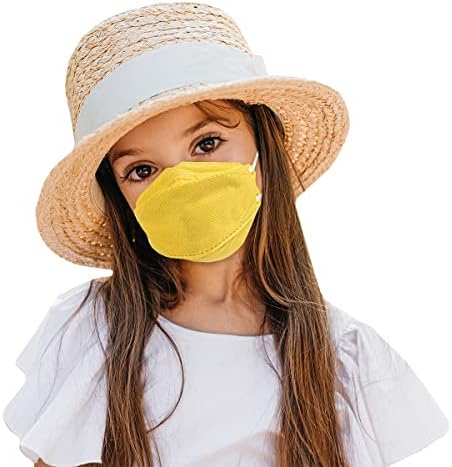 Segurança de máscara facial descartável de 5 camadas para sua família Máscara respirável para adultos e crianças Design de peixes 3D fabricado nos EUA, 10 PCs
