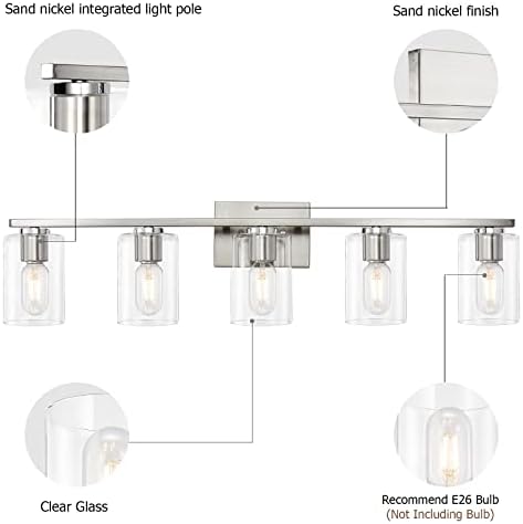 DrnanLit Modern Bathroom Lighture