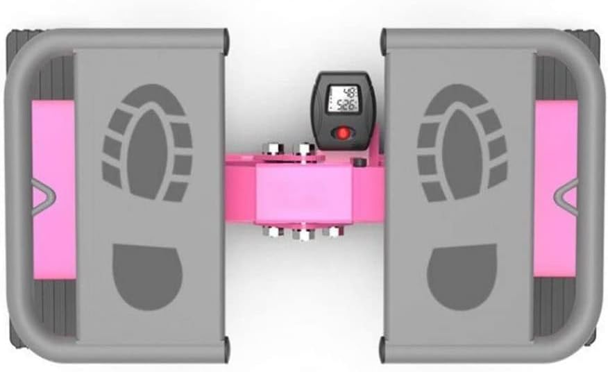 Steppers BMink para exercício, Mini Stepper Machine Mini Fitness Stair Stepper com banda de resistência, passo compacto para uso doméstico