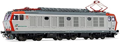 Rivarossi Railway - Locos HR2797D FS Mercitalia, E.652 108 em uniforme de prata/vermelho, ep. VI DCC