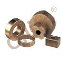 Manterna de bronze sinterizada genuína Oilite® rolando 6 mm. ID x 12 mm. Od x 6 mm. Comprimento