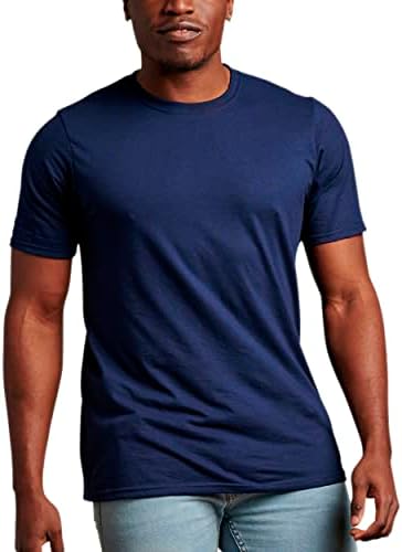 Camiseta de algodão de manga curta de Russell Athletic Men